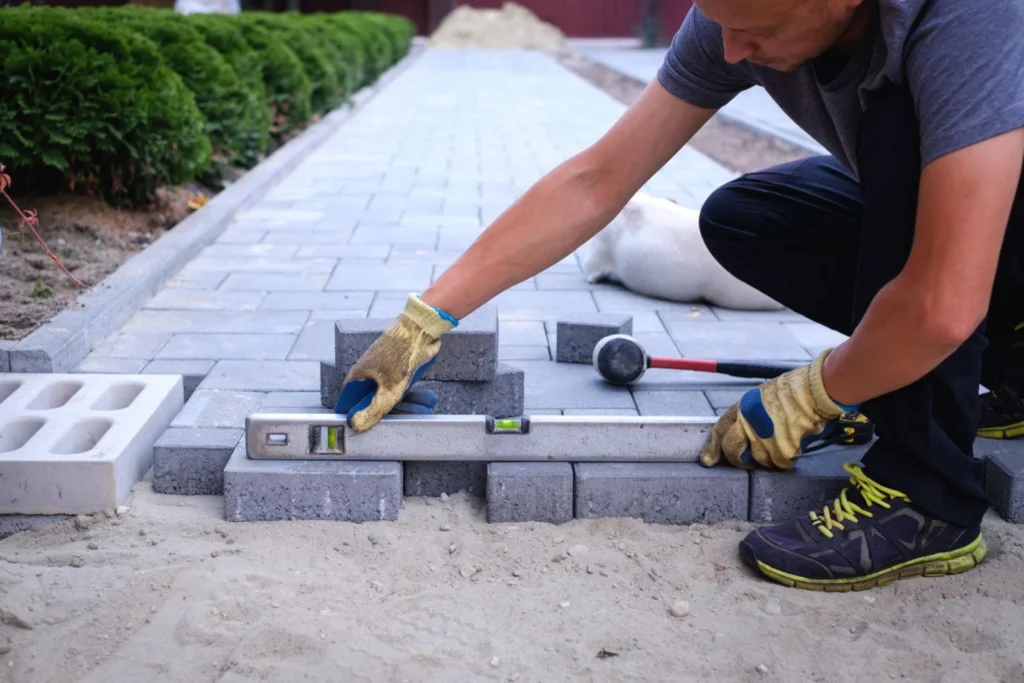 Tuin bestraten: welke stenen, hoe dik het zandbed en hoe je plassen voorkomt